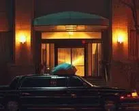 Luxury car service NYC sedan and SUV fleet lined up for pickup